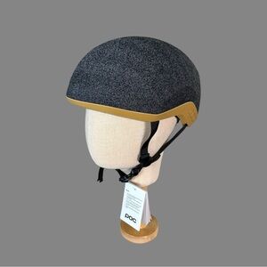 POC Myelin Cerussite Kashima Cloth Bicycle Helmet Grey Brown Sz M 54-59 cm